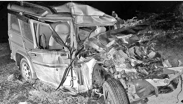 3 killed in an accident