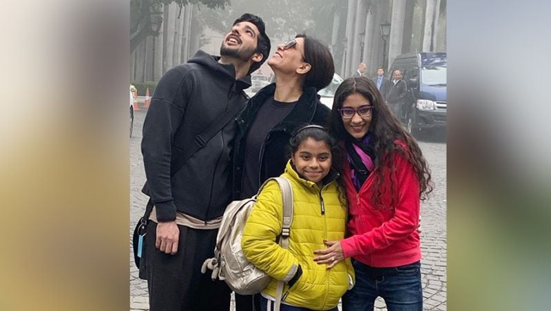 The couple has gone on many vacations with family and Rohman shares a close bond with Sushmita's daughters, Renee and Alisah.