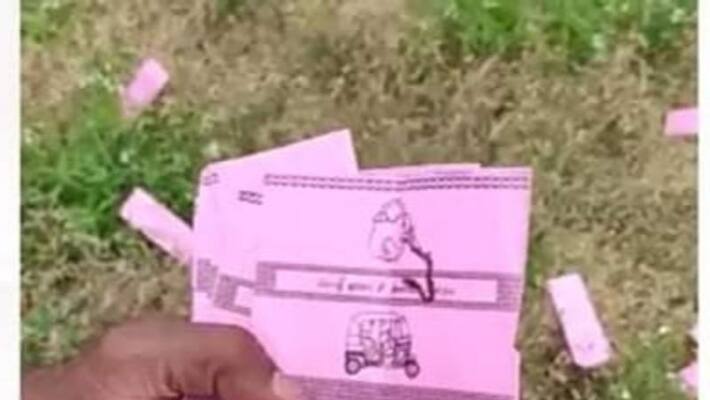voting slips were found near roadside in perambalur voting slips were found near roadside in perambalur