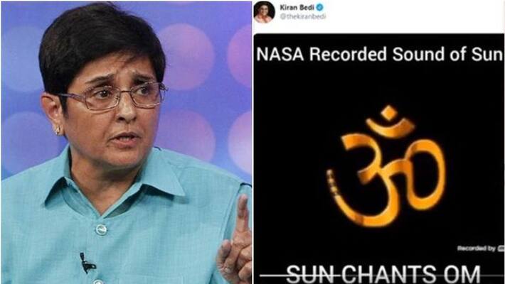 tweet about Kiran Bedis response to video of sun chanting om tweet about Kiran Bedis response to video of sun chanting om