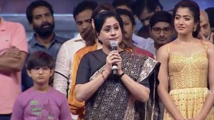 Vijayashanthi speech at Sarileru Neekevvaru Mega super event Vijayashanthi speech at Sarileru Neekevvaru Mega super event