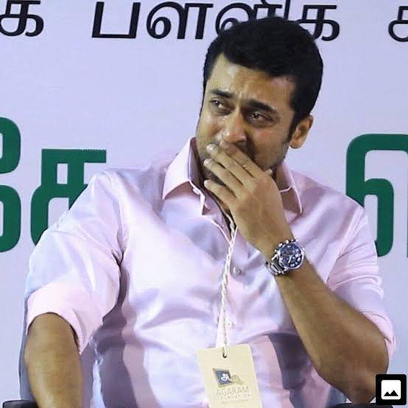 surya crying in public stage