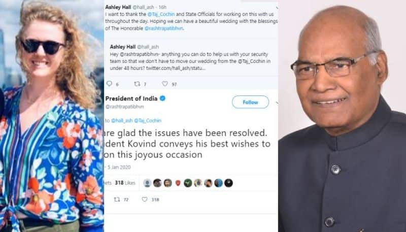 US Bride's Wedding Clashes With President Kovind's Visit. His Office Saves The Date