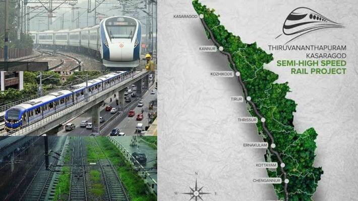 Thiruvananthapuram to Kasargod Semi High Speed Silver Line Final Rout Map Thiruvananthapuram to Kasargod Semi High Speed Silver Line Final Rout Map