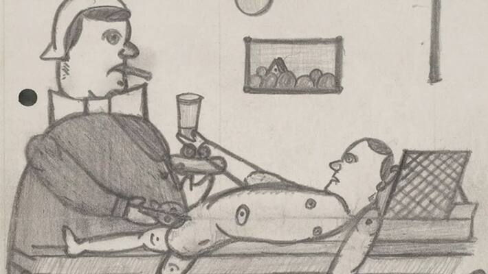 Wilhelm Werner an asylum patient's drawing that reveals more information about sterilization by the Nazis Wilhelm Werner an asylum patient's drawing that reveals more information about sterilization by the Nazis