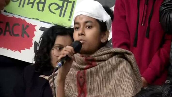 JNU students union president Ishi Ghosh accuses AVBP kpn JNU students union president Ishi Ghosh accuses AVBP kpn