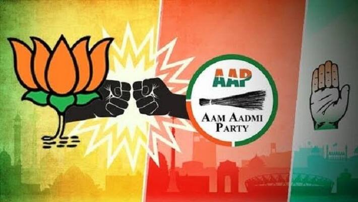 Gujarat local body elections .. BJP won overwhelmingly .. Aam Aadmi Party vacated the Congress.! Gujarat local body elections .. BJP won overwhelmingly .. Aam Aadmi Party vacated the Congress.!