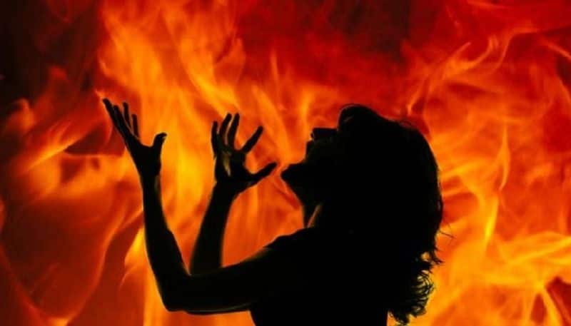 pregnant women was burnt alive by her mother-in-law