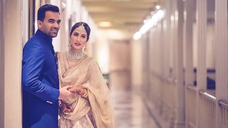 Wife Sagarika, is 7 years younger than Zaheer Khan, his family agreed for marrige after watching chak de india KPB