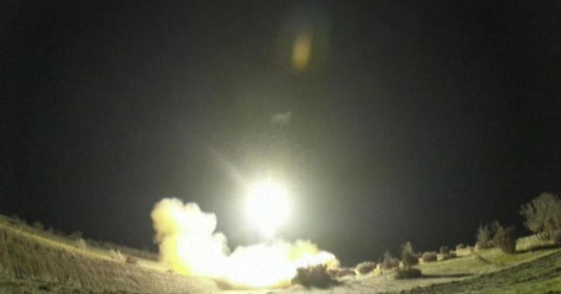 us military bases released photos after Iranian attack