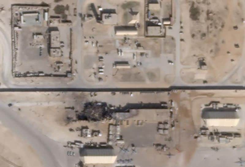 us military bases released photos after Iranian attack