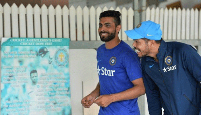 Ravindra Jadeja Brutally Trolls Umesh Yadav Over Weightlifting Video Ravindra Jadeja Brutally Trolls Umesh Yadav Over Weightlifting Video