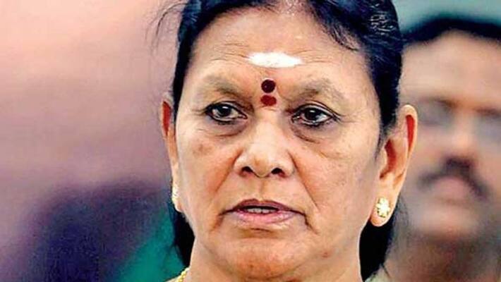Admk ex minister saroja bail return in namakkal court Admk ex minister saroja bail return in namakkal court