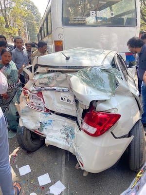 accident de bus volvo indien