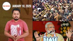 From police statements in JNU violence to PM Modi's Kolkata tour, see My Nation in 100 seconds