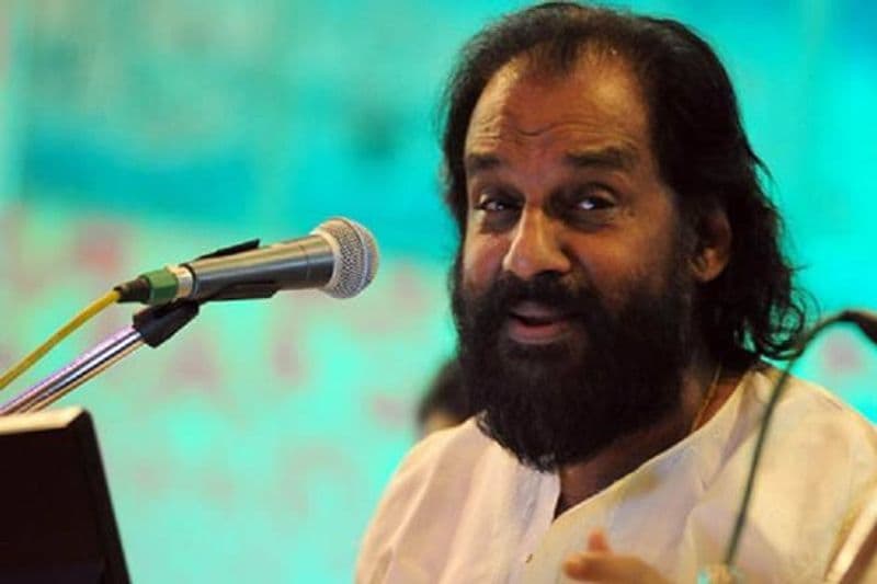 Famous singer-k-j-yesudas-celebrates-his-80th-birthday-at-kollur-mookambika-temple Udupi