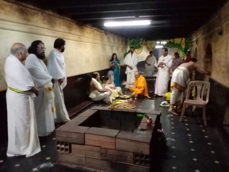 Famous singer-k-j-yesudas-celebrates-his-80th-birthday-at-kollur-mookambika-temple Udupi