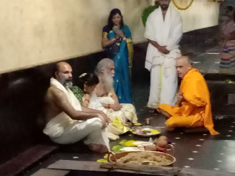Famous singer-k-j-yesudas-celebrates-his-80th-birthday-at-kollur-mookambika-temple Udupi
