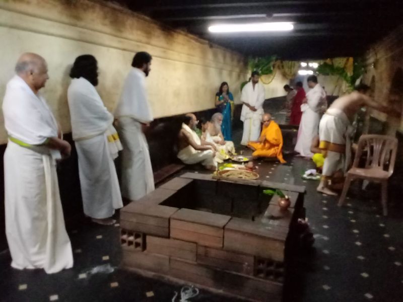 Famous singer-k-j-yesudas-celebrates-his-80th-birthday-at-kollur-mookambika-temple Udupi