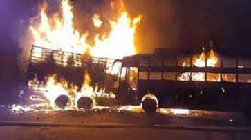 Bus and truck collision in Kannauj, 20 passengers died due to fire