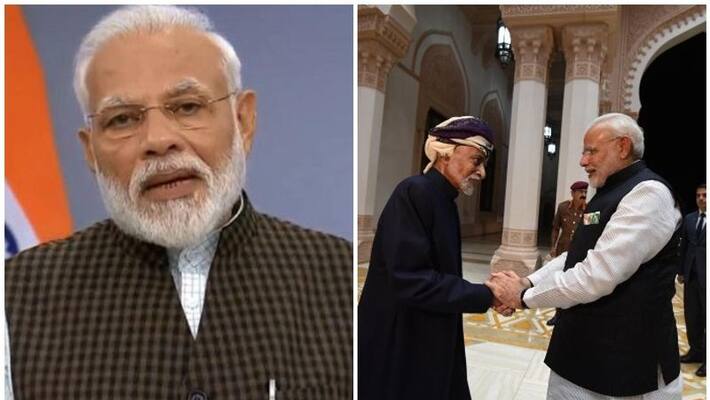 Modi condoles demise of Oman Sultan Qaboos at twitter Modi condoles demise of Oman Sultan Qaboos at twitter