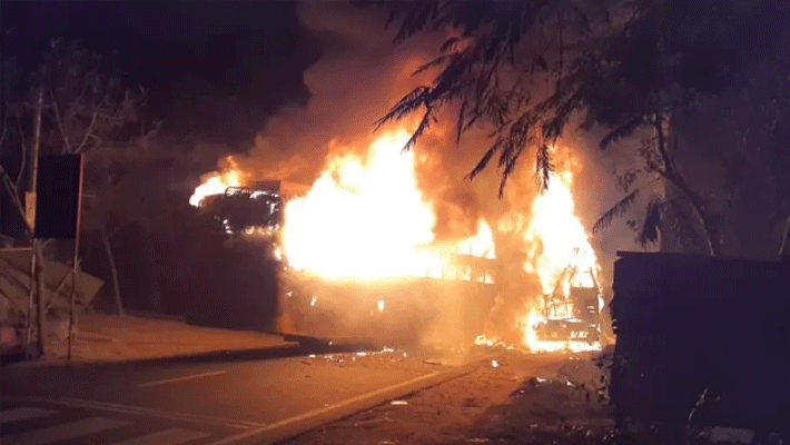 Fire accident in Anathapur Sarvajana hospital Fire accident in Anathapur Sarvajana hospital