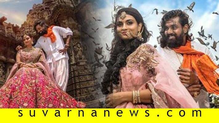 Kannada actor Dhruva Sarja Prerana Pre wedding photo shoot video Kannada actor Dhruva Sarja Prerana Pre wedding photo shoot video