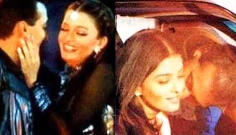 We can easily say this image is from the days when these two actors Salman Khan and Aishwarya Rai were very close.