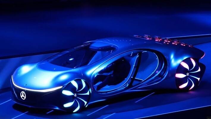 First look of the concept car avatar of Mercedes Benz AVTR First look of the concept car avatar of Mercedes Benz AVTR