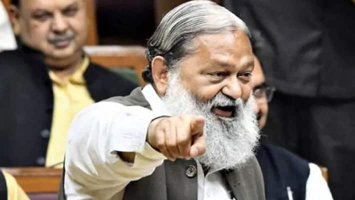 Controversial statement of Haryana Home Minister Anil Vij kpa Controversial statement of Haryana Home Minister Anil Vij kpa