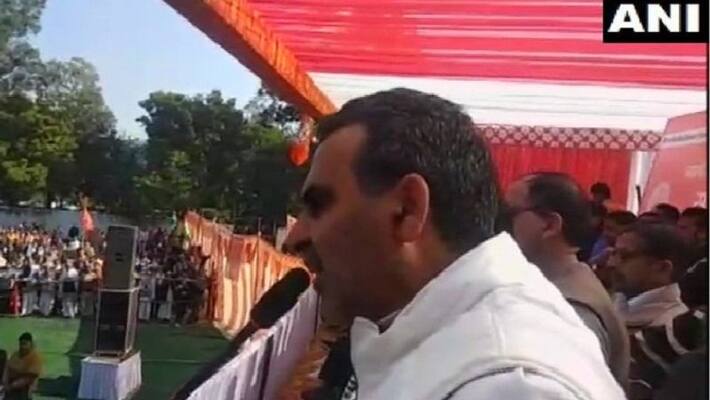 This BJP minister claims, Akhilesh will not contest elections if he does not fill NPRASA This BJP minister claims, Akhilesh will not contest elections if he does not fill NPRASA