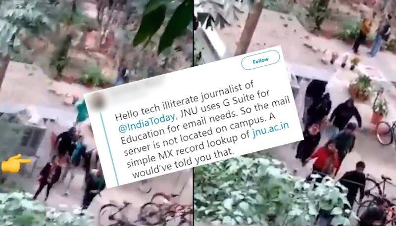 India Today gets served again by netizens; journalist fails to understand JNU server system