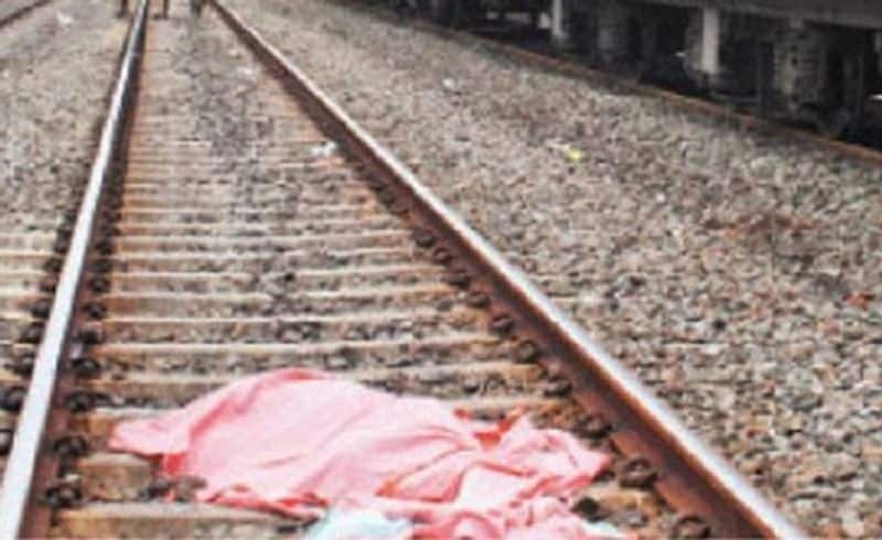 Suicide by jumping in front of train