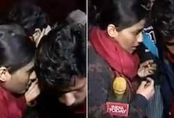 India Today journalist caught on camera teaching JNUSU vice-president to blame ABVP over recent violence