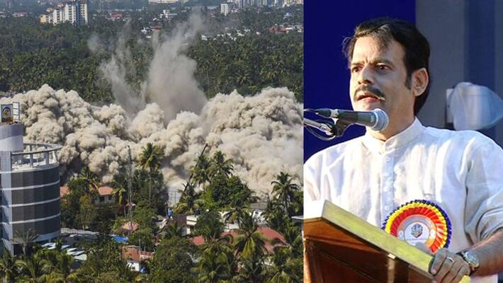 actor director balachandra menon criticize malayalis attitude towards demolishing maradu flat complexes actor director balachandra menon criticize malayalis attitude towards demolishing maradu flat complexes