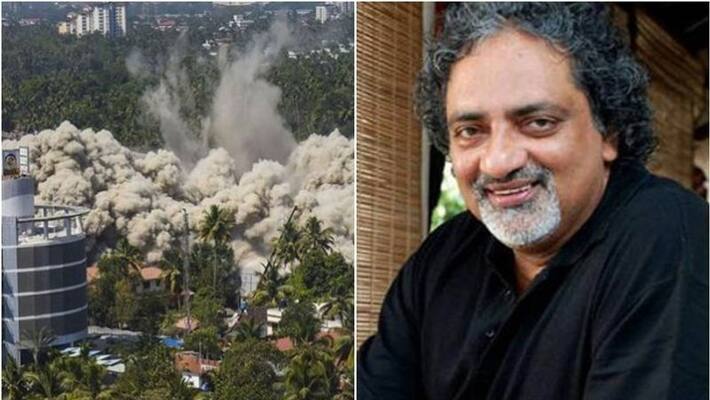 Joy Mathew reacts on maradu flat demolition Joy Mathew reacts on maradu flat demolition