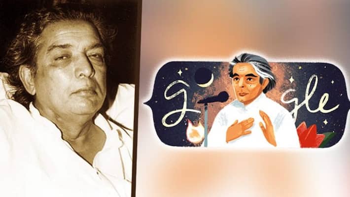 Google celebrates Kaifi Azmi's 101st birthday with doodle Google celebrates Kaifi Azmi's 101st birthday with doodle