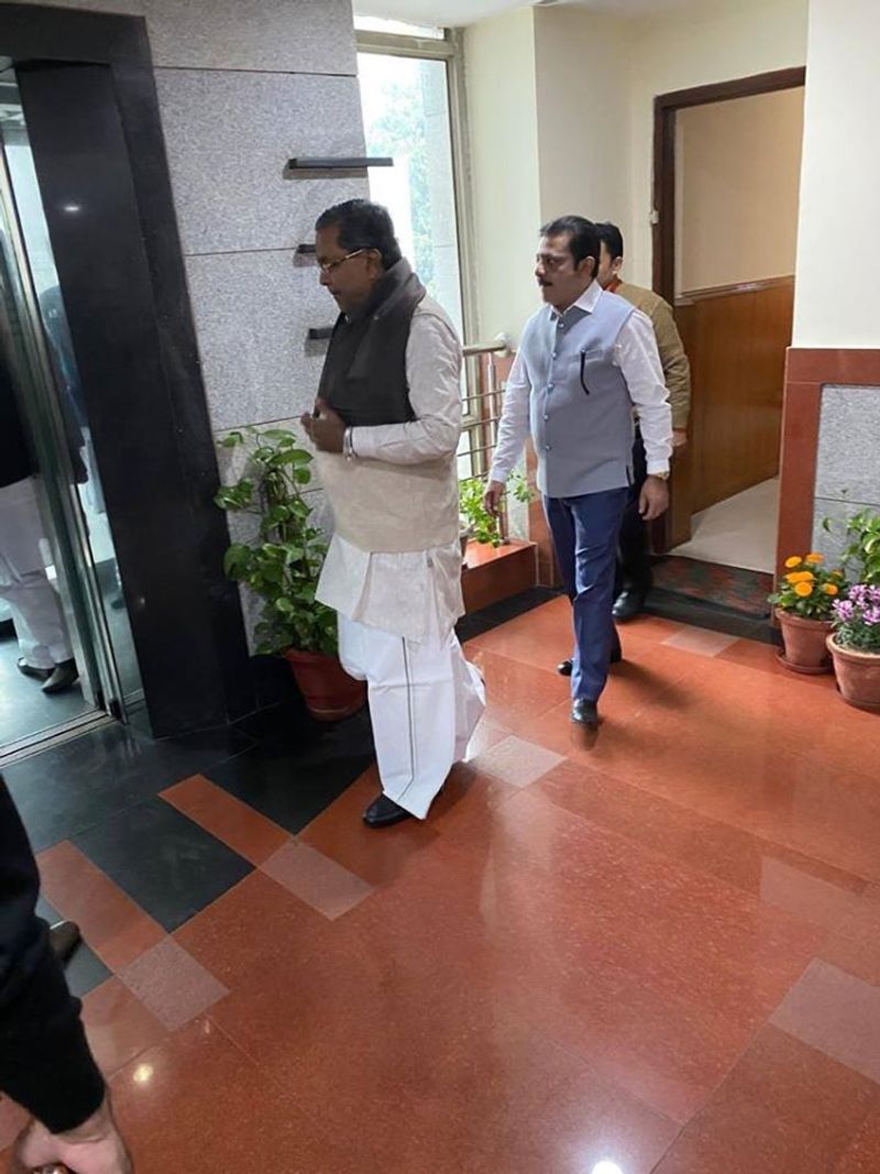 In Pics Siddaramaiah In Delhi over KPCC President Post