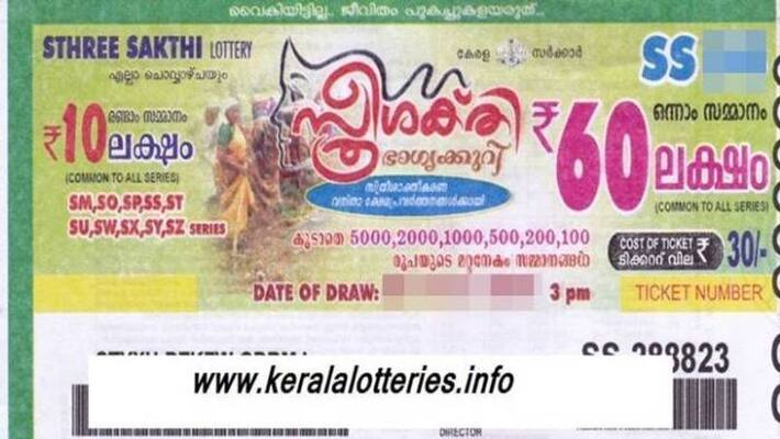 Kerala Lottery Results Sthree Sakthi SS-192 Lottery Result Kerala Lottery Results Sthree Sakthi SS-192 Lottery Result