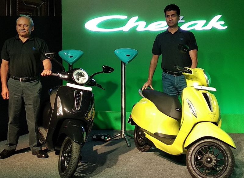 bajaj auto reopens bookings of chetak electric scooter in 3 citiescheck price in india 2021