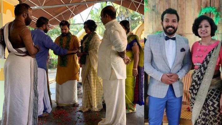 Facebook post of Kp Sudheera shares about a simple new gen marriage Facebook post of Kp Sudheera shares about a simple new gen marriage