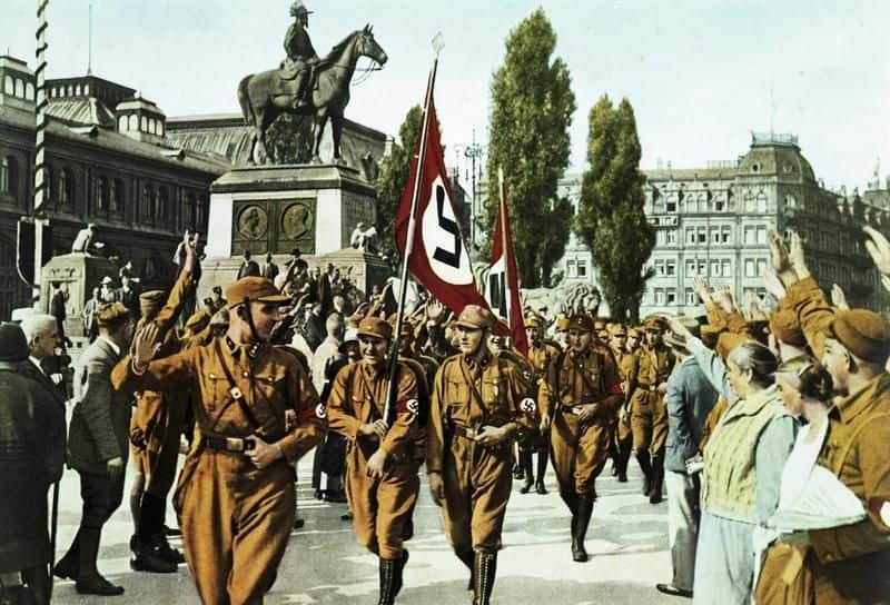 Role of Nazi Brown shirts in making Hitler the Fuhrer