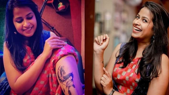 Sadhika Venugopal's photo about her tattooing Sadhika Venugopal's photo about her tattooing