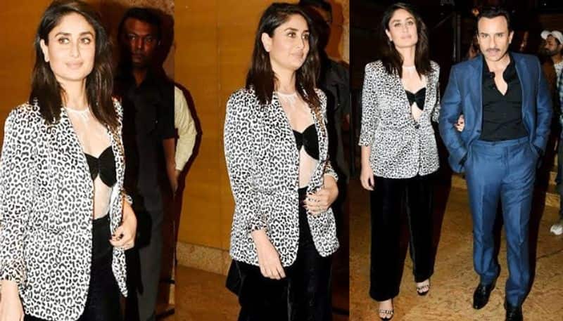 Kareena Kapoor Khan looks stunning in a leopard print jacket