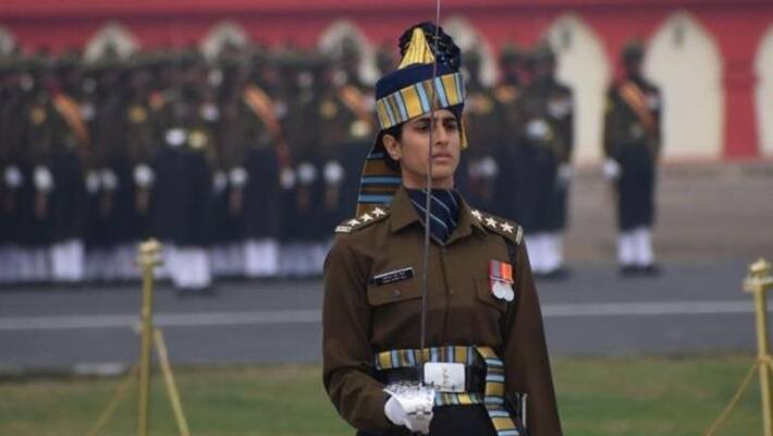 woman officer who will lead Army Day parade for the first time woman officer who will lead Army Day parade for the first time