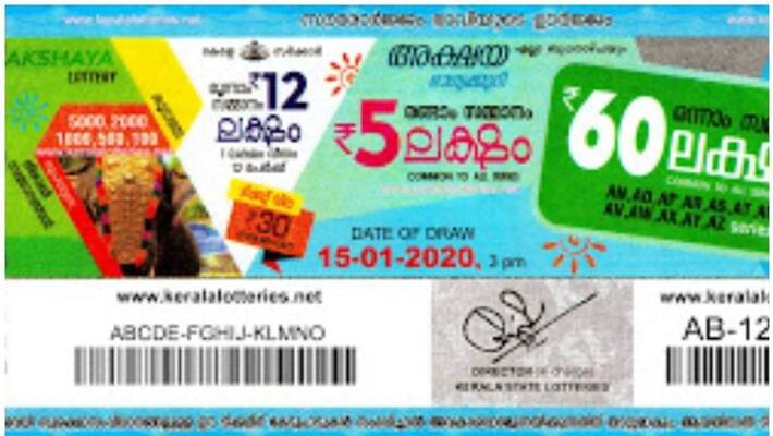 Akshaya AK.428 lottery result announced Akshaya AK.428 lottery result announced