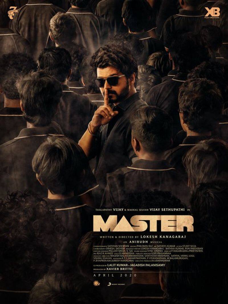 Vijay Master Second Look Poster Hastage Reach 1 Million Tweet
