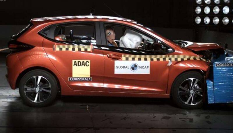 Tata altroz car bags 5 star rating in global ncap crash test