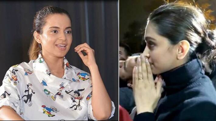 Kangana Ranaut Speaks on Deepika padukone Visit of JNU that one have fundamental rights to speak KPY Kangana Ranaut Speaks on Deepika padukone Visit of JNU that one have fundamental rights to speak KPY