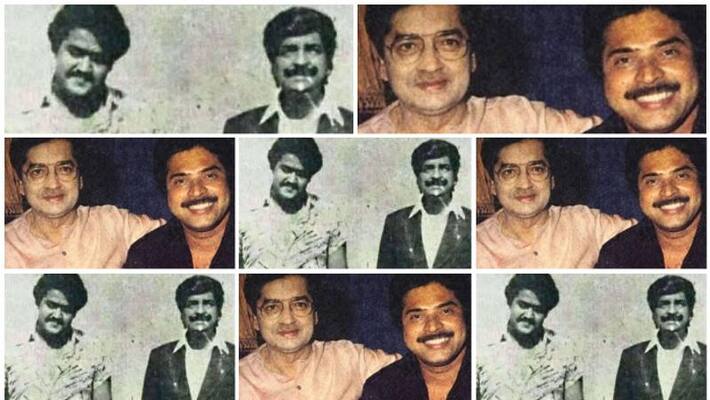 Mohanlal and Mammootty shares Prem Nazir photo Mohanlal and Mammootty shares Prem Nazir photo